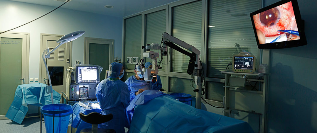 Αίθουσα οφθαλμοχειρουργικών επεμβάσεων